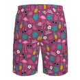 thumbnail image 6 of Naloa Summer Flamingo Men's Beach Shorts, Surfing shorts, Swim trunks, Quick Dry Swim Trunks for Surfing Beach Fun - Medium, 6 of 9