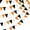 Black+Orange-5, variant on Tripumer 82ft Pennant Banner String Hanging 60Pcs Blue Polka Dot + Stripe Birthday Hanging Flag Suitable for Birthday Party Carnival Outdoor Event Opening Decoration