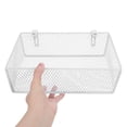 thumbnail image 5 of ETEREAUTY White Metal Bedside Caddy Shelf with Adjustable Hooks for Dorm Storage and Organization, 5 of 6