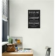 thumbnail image 3 of Inspirational Office Canvas Wall Art Motivational Entrepreneur Proverb Disclpline Noun Leadership Noun Perseverance Noun Painting Poster Artwork Home Wall Decor Framed Ready to Hang[12"W X 18"H], 3 of 7