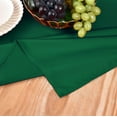 thumbnail image 5 of MEANMOY Green 210 GSM Water & Stain Resistant Rectangle Tablecloth for 3 Foot Table - Solid 52 x 70 Inch Rectangular Table Cloth Wrinkle Free Washable Polyester Fabric for Wedding, Party, Banquet, 5 of 8