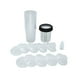 thumbnail image 2 of Vasos desechables para mezclar pintura, vaso rociador, vaso mezclador de pintura con rociador y 10 revestimientos y 10 tapas, vasos mezcladores transparentes flexibles desechables 165ml, 2 of 8