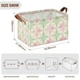 thumbnail image 7 of Yayeee Foldable Storage Basket for Shelves with Handles Waterproof Cloth Bins, Beige Symmetrical Stars, 7 of 7