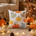 thumbnail image 4 of Decorative Pillow Embroidered Pastel Pumpkin Decor for Fall Decor Harvest Decor Home Decor Pumpkin Accent Pillow for Sofa, 4 of 9