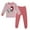 d-Pink3988, variant on FAOWME Child Boys Girls Cotton Blend Outfit Sets Long Sleeve Tops With Long Pants 2 Piece Clothes Sets Holiday O-Neck Dailywear