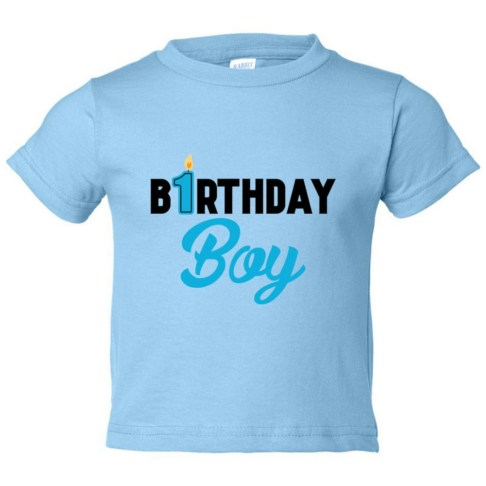 Funny Threadz Boys 1 Year Old “Birthday Boy Toddler Shirt Birthday