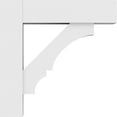 thumbnail image 3 of 5"W X 18"D X 18"H Standard Balboa Architectural Grade Pvc Bracket With Block Ends, 3 of 8