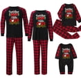 thumbnail image 4 of Penkiiy Christmas Pajamas for Family Matching Pjs Set, Red Plaid Reindeer Holiday Xmas Pajamas for Women Men Kids Red 4-5 Years, 4 of 5