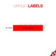 thumbnail image 2 of Office Labels Compatible Label Maker Tape, 3/4' x 21', Black on Red, 5 Count, 5 Pack, 2 of 5