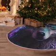 thumbnail image 5 of Sikiie Purple Sky Wolf Nativity Christmas Tree Skirt, Jesus Christian Winter Holiday Tree Mat Decoration(30-48IN)36", 5 of 6