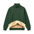 thumbnail image 5 of Mlzmgr Men's Sweatshirts Turtleneck Fleece Lined Long Sleeve Fall Winter Pullover Tops Casual Warm Sweatshirts, 5 of 5