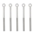 thumbnail image 1 of Uxcell 5Pcs M10x128mm Machinery Lifting Shoulder Eye Bolts Threaded Screw Eyebolt, 1 of 7