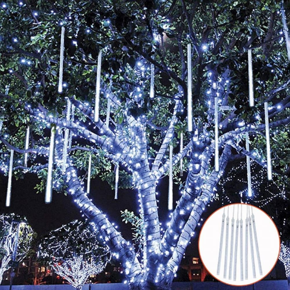 8 Tubes LED Waterproof Meteor Shower Rain Drop/Icicle Snow Christmas Tree Light 
