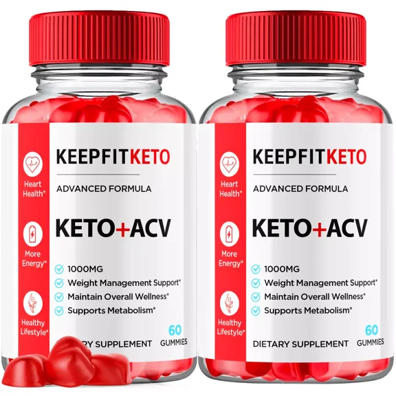 Keepfit Keto ACV Gummies Maximum Strength Weight Management Supplement 120 Gummies