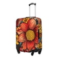 thumbnail image 2 of Uemuo Colorful Vintage Floral Pattern Printed Washable Luggage Cover - Fashion Suitcase Protector Fits 18-32 Inch Luggage -Large, 2 of 9