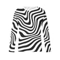 thumbnail image 5 of Qingpeng Men's Leopard Print T Shirt Party Cheetah Pattern Slim Fit Long Sleeves Top, 5 of 5