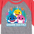 thumbnail image 3 of Baby Shark - Sharktastic - Toddler And Youth Raglan Graphic T-Shirt, 3 of 7