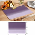 thumbnail image 6 of Purple Ombre Placemats Set of 4 Gradient Gradual Color Place Mats Table Mats Kitchen Dining Home Outdoor Party Table Decoration, 6 of 9
