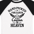 thumbnail image 4 of Inktastic Handpicked for Earth By My Cousin in Heaven with Angel Wings Boys or Girls Toddler T-Shirt, 4 of 5
