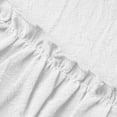 thumbnail image 2 of TaTaai Women's Lightweight Breathable Cotton Linen Solid Dress Loose Ruffle Sleeve Round Neck Casual Summer Midi Dress For All Occasions Gift, 2 of 8