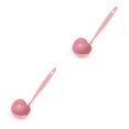 thumbnail image 2 of yingyy 2 in 1 Soup Spoon Long Handle Home Strainer Cooking Colander Kitchen Scoop Plastic Ladle Tableware Kitchen accessories pink 1pcs 2Set, 2 of 6