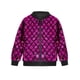 thumbnail image 5 of CHAQUETA CHIC para Hombres Chaqueta de Béisbol con Lentejuelas Argyle Chaqueta Brillante para Fiesta Club Color Rojo Rosa, 5 of 6