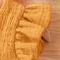 thumbnail image 4 of Glisme Onesies 0-3 Months Sleeveless Solid Color Romper Round Neck Jumpsuit Simple Daily Wear Coffee, 4 of 9