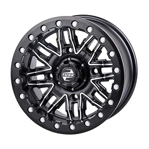 4/156 Tusk Nebo Beadlock Wheel 14x7 5.0 2.0 Matte Black