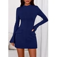 thumbnail image 2 of Vestido PRETTYGARDEN Corto Formal para Mujer Otoño 2025 Manga Larga, 2 of 8