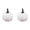 White S*2 PC, variant on Mini Artificial Pumpkins Fall Decor,Orange Plastic Pumpkins,Realistic Faux Pumpkin Ornaments,Halloween Thanksgiving Table Centerpieces,DIY Craft Decorations for Party Mantel Display,L(1 Pack)