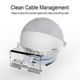 thumbnail image 4 of CNKOO Support Mural Solution Gain de Place Compatible pour Echo Dot 4e Génération Étagère Murale Acrylique Transparente Robuste, 4 of 10
