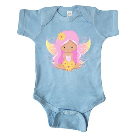 

Inktastic Pink Flower Fairy Gift Baby Boy or Baby Girl Bodysuit