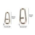 thumbnail image 3 of 50/100Pcs Stainless Steel Split Rings Rustproof Oval Split Clip Fishing Connector Fishing Cnnector Accessories, 3 of 8