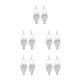 thumbnail image 1 of Jumpingount 1 par de pendientes para mujer, elegante, bohemio, estilo fresco, elegante, hoja, aro, pendiente, accesorio de moda para el día de San Type2 NO2 Jumpingount CBP372203, 1 of 6