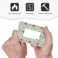 thumbnail image 4 of Haiem Little Puppies Pattern Decorative Wall Plates, 1-Gang 5.0" x3.0", Unbreakable Thermoplastic Faceplate Cover for Decorator Receptacle Outlet & Switch-Style U, 4 of 6