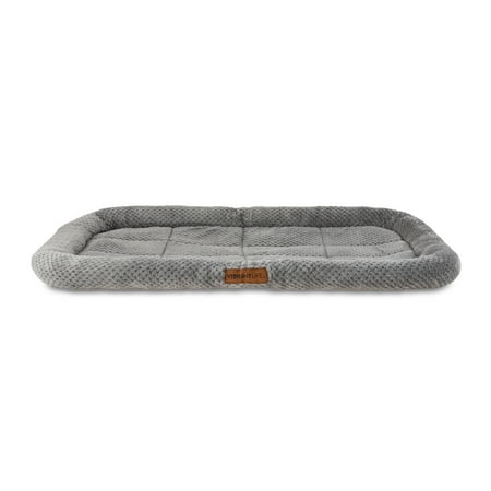 Vibrant Life Large Soft Cozy Crate Mat, Gray, 42" x 27.5"