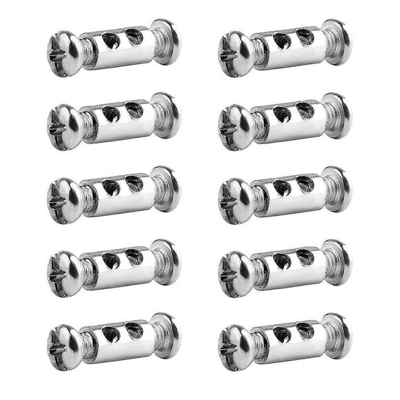 Wire Rope Clips 1-2mm Diameter With Shaped Screw Cap, Steel Cable Tie, Cable Sleeve, Rope Tie, Wire Clips - Aluminum, Adjustable10 Pieces Jiujiuso