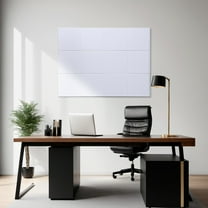 Kingtowag White Nail Board Adhesive Wall, Soft wood board substitute, wall tile bulletin board for notes and pins