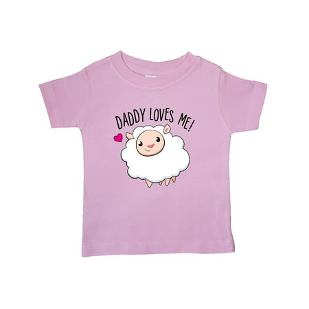 Daddy Loves Me- cute sheep Baby T-Shirt