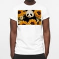 thumbnail image 3 of Panda Sunflower 100% Cotton White T-Shirt for Men and Women - Classic Unisex Tee for Casual Wear and Daily Outfits - Breathable and Comfortable Fabric - Gift Idea, 3 of 5