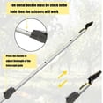 thumbnail image 3 of 3.3-5.2FT Extendable Tree Pruner & Fruit Picker for Garden, Telescopic Pole Pruner with Cut & Hold, Long Reach Tree Trimmer for Thin Branches & Bypass Loppers, Gray, 3 of 6