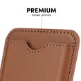 thumbnail image 5 of Case-Mate MagSafe Compatible Card Holder for Apple iPhones and Cases - Cognac Brown, 5 of 7