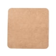 thumbnail image 2 of 400pcs Blank Kraft Paper Finger Rings Display Cards Square BurlyWood 6x6x0.05cm Hole: 6mm, 2 of 2