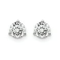 thumbnail image 3 of 14K White Gold Earring Stud Women'S Diamond Lab Grown Gsi, 3 of 3