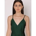 thumbnail image 5 of HERE&NOW Women's Solid Jump Suit Dress Ankle Length Strappy Deep Neck Summer Wear Slip On Attched Top And Bottom Set, 5 of 7
