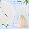 thumbnail image 2 of Reusable Makeup Remover Pads, Eco-Friendly Cotton & Bamboo Rounds for Toner & Exfoliants, Includes Washable Bag for Laundry & Storage, 10 Count, 2 of 7
