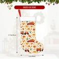 thumbnail image 3 of Cauagu Pumpkins On Red Car And Tractor for Christmas Stockings,1-Pack Large Xmas Stocking Holiday and Farmhouse Stocking Fit for Christmas Holiday Party Decoration(17.7*11 Inch), 3 of 7