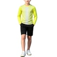 thumbnail image 4 of Kids Goalkeeper Uniform, Multicolor Long Sleeve Football Training Set, Soccer Goalie Jersey & Pants For Boys & Girls Yellow 11-12 Years, 4 of 6