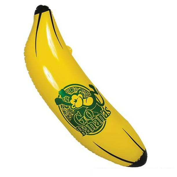 65" Giant Inflatable Banana Go Bananas Tropical Beach Pool Party Float