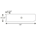 thumbnail image 4 of Channel Glass Collection Two-Light White White Glass Traditional Bath Vanity Light, 4 of 4